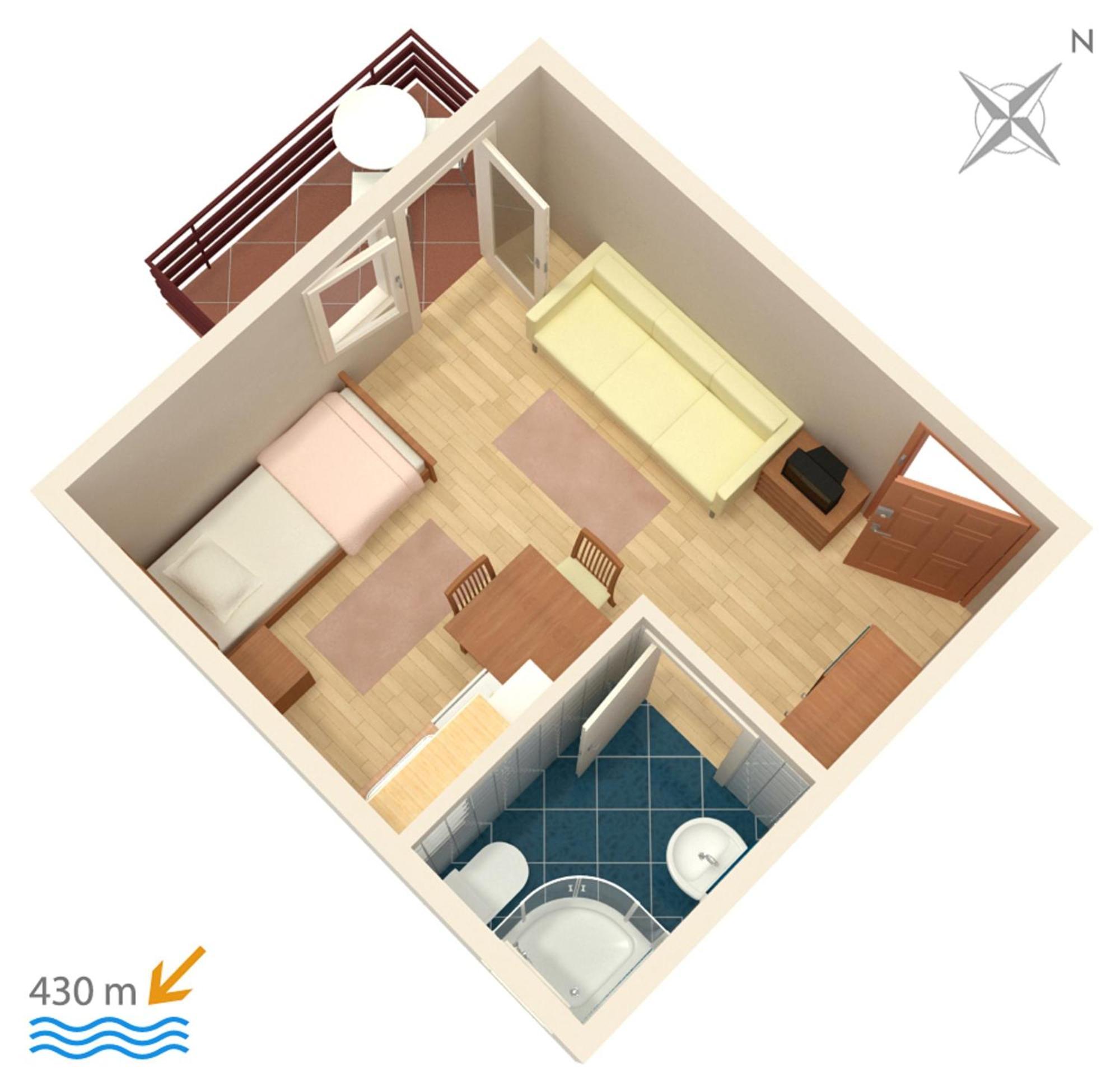 Apartments With A Parking Space Vodice - 4172 Экстерьер фото